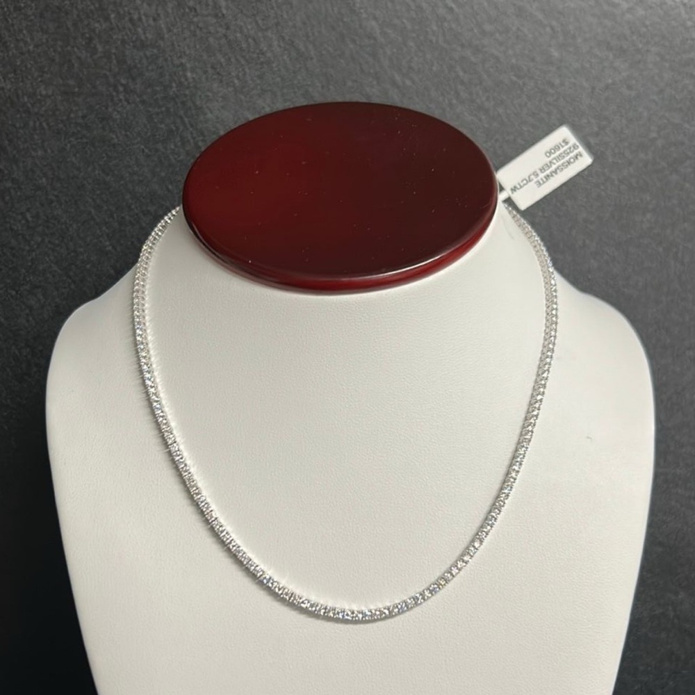 2mm Moissanite Tennis Chain - 16in